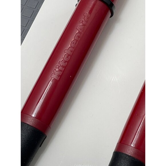 KitchenAid RED 2 Piece Spatula Set With Silicone Spoon & Scraper - Picture 2 of 5